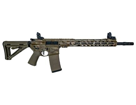 PSA Custom16" PL 300AAC 1/8 Nit 13.5" Mlok Rifle W/3.5 Flat FCG, Mbus sights, Romeo 5 - Airad Camo