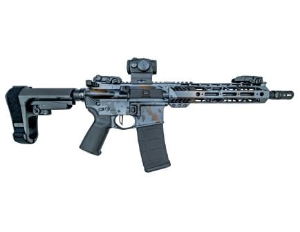 PSA Custom 10.5" 300AAC 1/8 Phos 9" MLOK Pistol, 3.5 Flat FCG, Mbus, Sig Romeo 5 - Dusk Fall