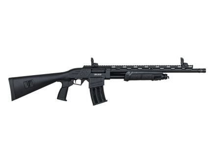Boundkraft Defender 20" Pump 12ga 5rd Shotgun, Black - BOU12DEFB