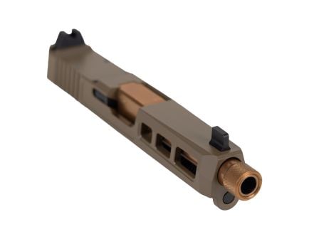 PSA Dagger Complete SW1 RMR Slide Assembly W/ Copper Threaded Barrel, Flat Dark Earth