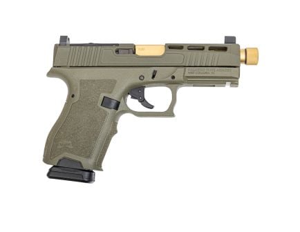 PSA Dagger Complete SW2 RMR Pistol With Threaded Honeycomb TiN Barrel, Sniper Green