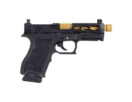 PSA Dagger Compact 9mm Pistol With SW1 RMR Slide & TiN Spiral Fluted Threaded Barrel, Black