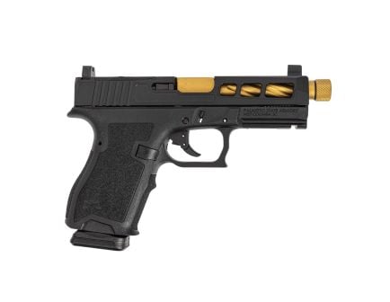 PSA Dagger Compact 9mm Pistol With SW1 RMR Slide & TiN Spiral Fluted Threaded Barrel, Black