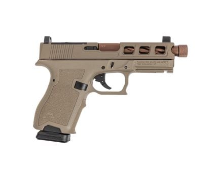 PSA Dagger Compact SW3 RMR Pistol W/Copper Spiral Fluted Threaded Barrel, Flat Dark Earth