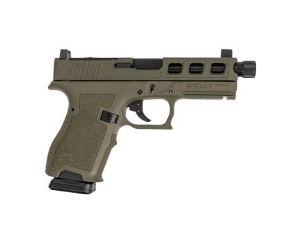 PSA Dagger Compact 9mm Pistol With SW3 ECC RMR Slide & Threaded Barrel, Sniper Green