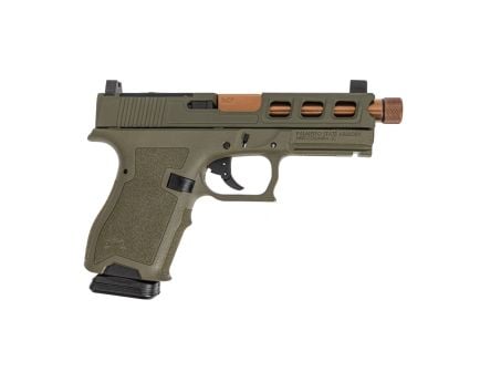 PSA Dagger Compact 9mm Pistol With SW3 ECC RMR Slide & Copper Threaded Barrel, Sniper Green