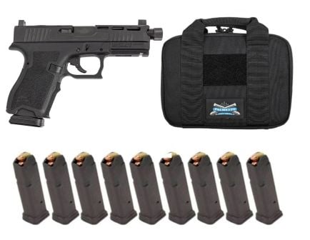 PSA Dagger Compact SW4 RMR Pistol With Threaded Barrel & 10-15rd Mags, Black