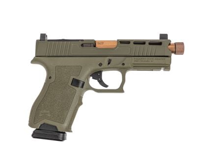 PSA Dagger Compact 9mm Pistol With SW4 ECC RMR Slide & Copper Threaded Barrel, Sniper Green