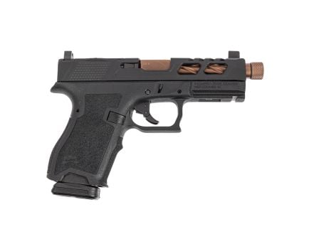 PSA Dagger Compact 9mm Pistol With SW6 RMR Slide & Copper Spiral Fluted Threaded Barrel, Black