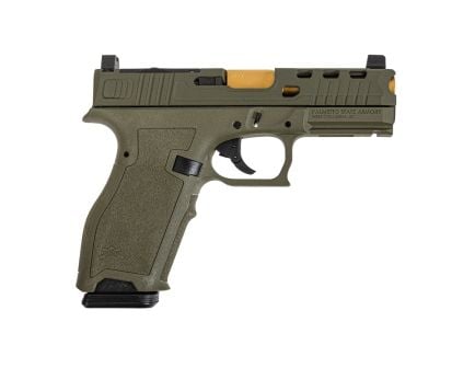 PSA Dagger Full Size - S 9mm Pistol With SWRV2 RMR Slide & TiN Non-Threaded Barrel, Sniper Green