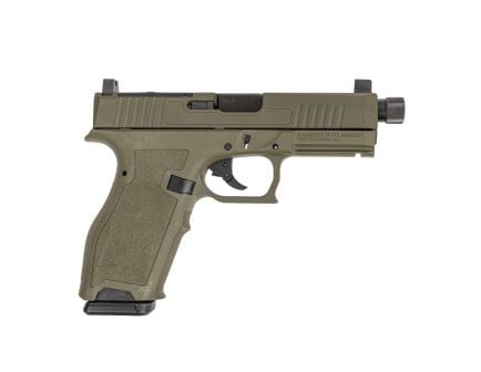 PSA Dagger Full Size - S 9mm ECC RMR Threaded Barrel Pistol, Sniper Green
