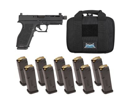 PSA Dagger Full Size - S 9mm SW2 RMR Pistol With Threaded Barrel & 10-17rd Mags, Black