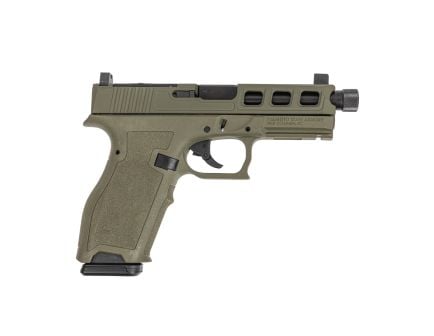 PSA Dagger Full Size - S 9mm SW3 RMR Pistol With Threaded Barrel, Sniper Green