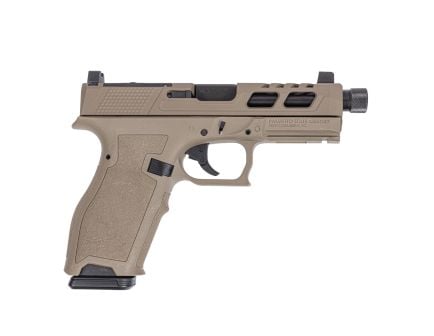 PSA Dagger Full Size - S 9mm SW6 RMR Pistol With Threaded Barrel, Flat Dark Earth