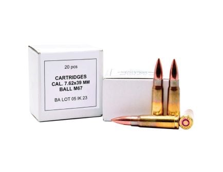 Igman M67 Ball 7.62x39mm 123 gr FMJ 20rds