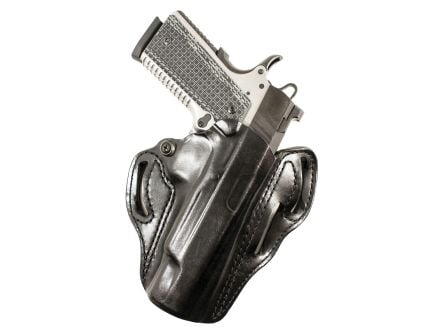Desantis Gunhide Speed Scabbard Sig Sauer P320/P250 Full Size OWB Holster RH Leather, Black