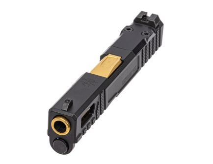 PSA Micro Sabre Dagger Slide Assembly - Shield Cut With TiN Non-Threaded Barrel, Black