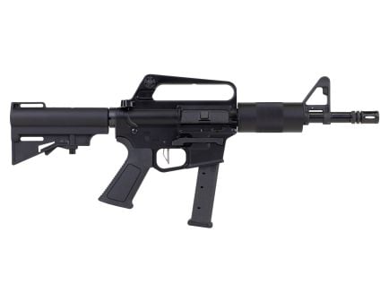 DPMS 7.5" "Kitty Kat" G9 9MM A1 Slick Side Tube Handguard CAR Blade Brace Pistol, Black