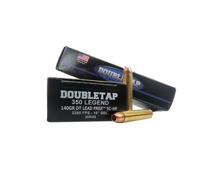 DoubleTap Ammunition .350 Legend 140 gr SCHP 20rds
