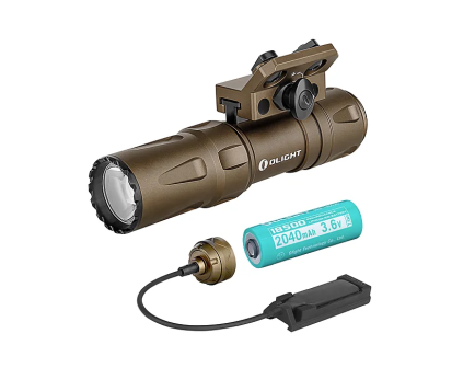 Olight Odin Mini Tactical Flashlight 1250 lumens, Desert Tan