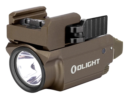 Olight BALDR Mini 600 Lumen Tactical Weapon Light And Laser Combo, Desert Tan