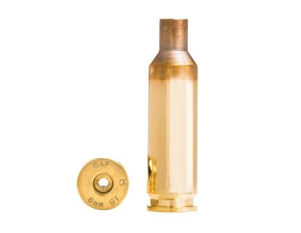 Alpha Munitions 6mm GT Small Rifle Unprimed Brass Cartridge Case, 100rds