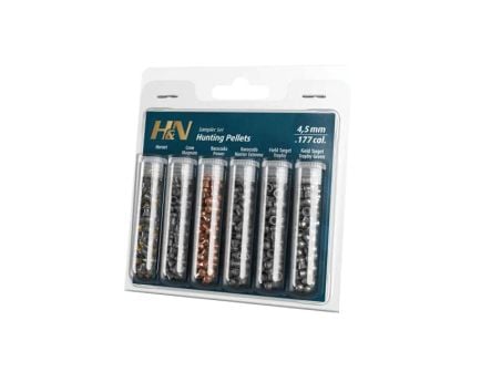 H&N Hunting-Sampler Type II .177 Caliber 6-Type Airgun Pellet