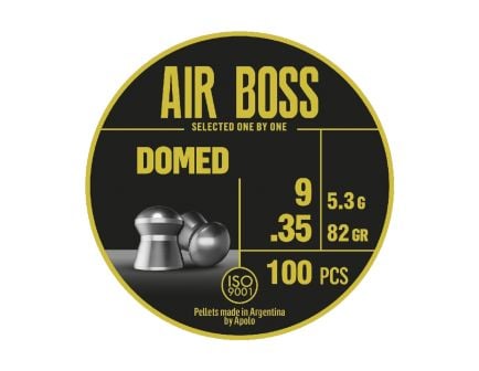 Hatsan USA Apolo Air Boss Domed .35 Cal Airgun Rifle Pellet, 82 gr 100rds