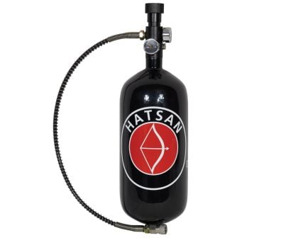 Hatsan USA TactAir 1.6 L Fill Tank w/Valve, Black