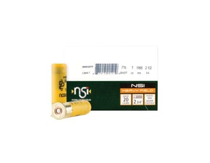 Nobel Sport Heavy Field Hunting Loads 20 Gauge 2-3/4" #7.5 1 Ounce 25rds