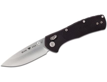 Buck Range Pro Foldidng Drop Point Knife, Black - 0791BKS1-B