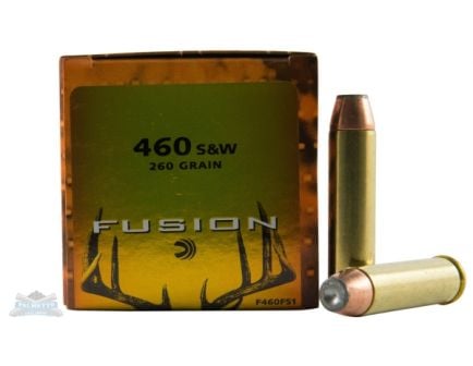 Federal 460 S&W Magnum 260gr Fusion Ammunition 20rds - F460FS1
