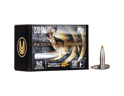 Federal .277 Cal BPT Rifle Bullet, 130 gr 0.277" 50rds