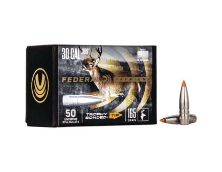 Federal .308 Cal BPT Rifle Bullet, 165 gr 0.308" 50rds