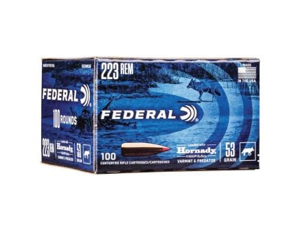 Federal Varmint & Predator .223 Remington 53 gr FMJ 100rds