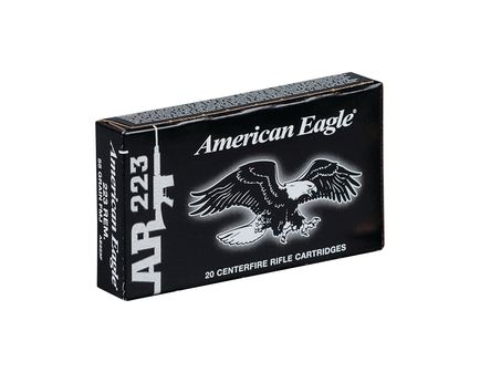 american eagle 223 55 grain fmj ammo 20 rounds