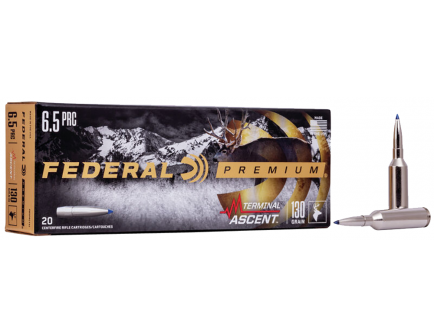 Federal 6.5 PRC Ammo 120 Grain Trophy Copper 20rds - P65PRCTC1
