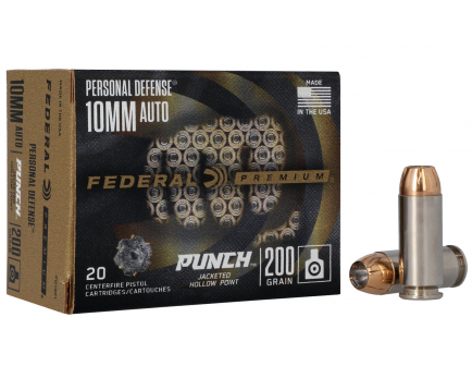 Federal Premium Punch 10mm Auto Ammo for sale