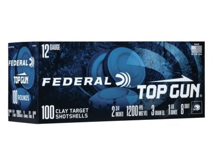 Federal Top Gun 12 Gauge 2 3/4" 1 1/8 oz 7.5 Shot 100 Rounds