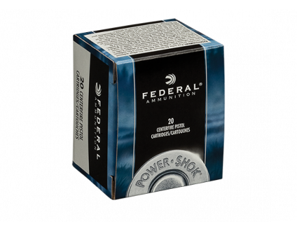 Federal 357 Magnum 180gr JHP Power-Shok Ammunition 20rds