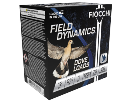 Fiocchi Field Dynamics Dove & Quail 12ga Shotshells 