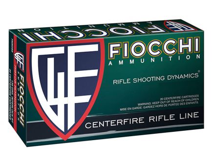 Fiocchi Shooting Dynamics 55 gr FMJ .223 Remington Ammunition, 20 Rounds