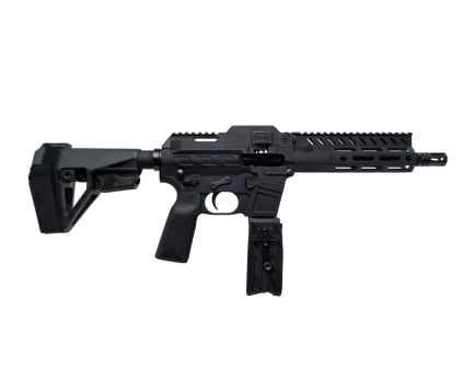 Freedom Ordnance FM-9D 8" 9MM Belt Fed AR Pistol w/ M-LOK Rail, Black