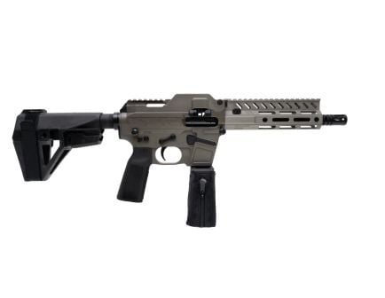 Freedom Ordnance FM-9D 8" 9MM Belt Fed AR Pistol w/ M-LOK Rail, FDE