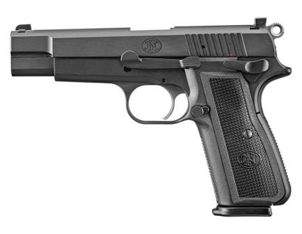 FN High Power 4.7" 9mm Pistol, Black/Black