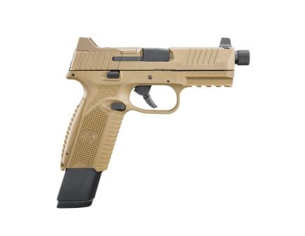 FN 509 Tactical 4.5" 9mm Pistol 17/24 Round, FDE - 100373