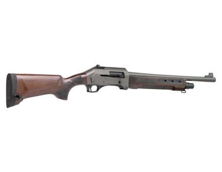 Panzer FS1 Pro 12 Gauge 20" Semi-Auto Shotgun, Disruptive Grey w/Natural Wood