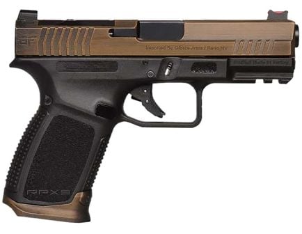 G-Force RPX9 Exodus 9mm 4.02" 15rd Pistol, Black/Bronze - GFRPX3C9BT
