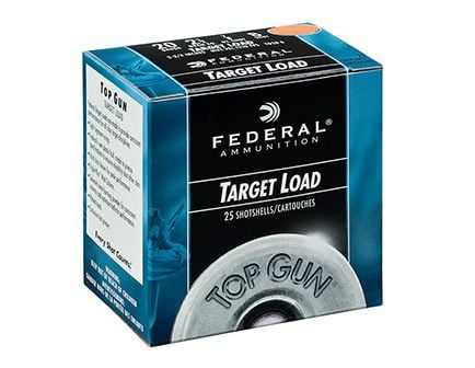 Federal 20ga 2.75" 2.5DE 7/8oz #7.5 Top Gun Ammunition 25rds - G20 7.5