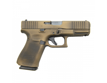 Glock 19 Gen5 4" 9mm Pistol, Battleworn Burnt Bronze 15rd - PA195S204-BBBW
